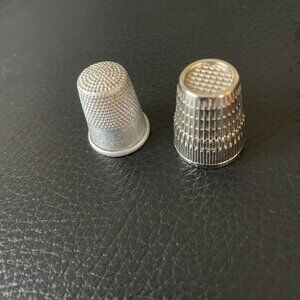 Vintage Metal  Thimbles(2)